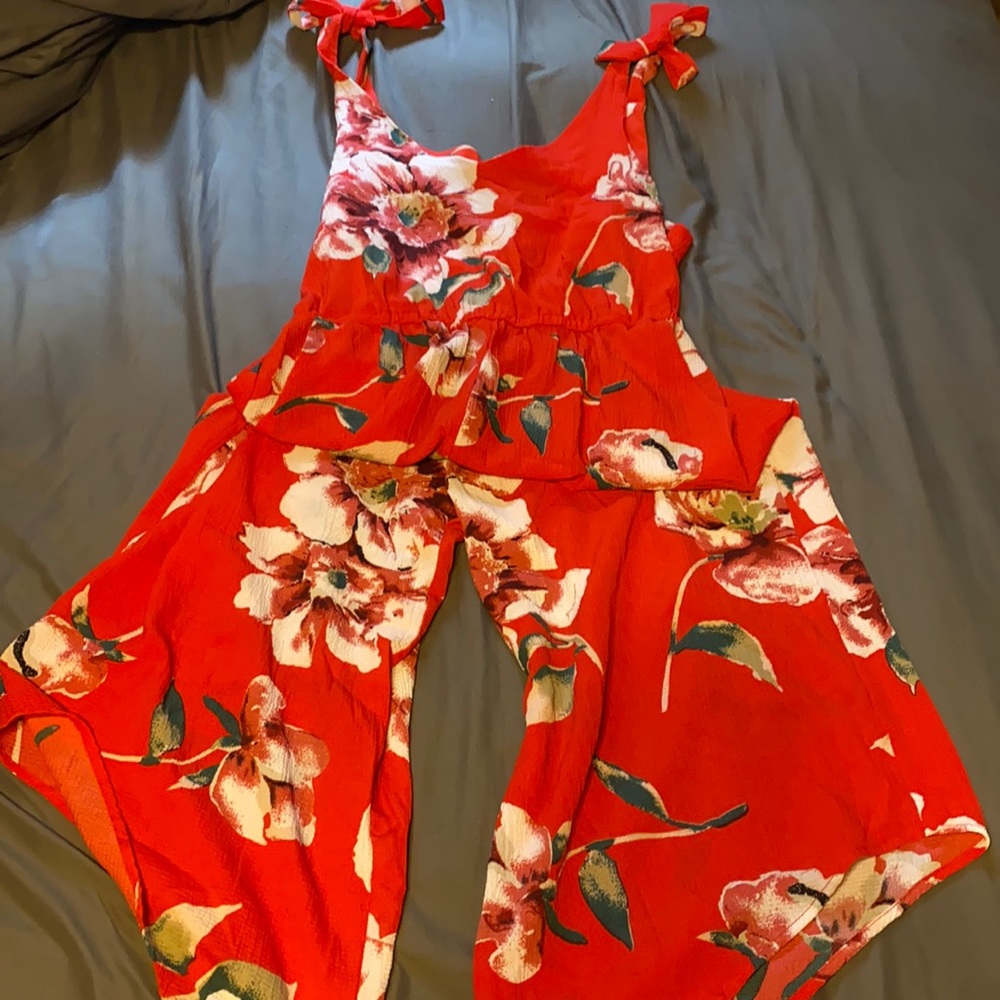 Pink-Red jumpsuit